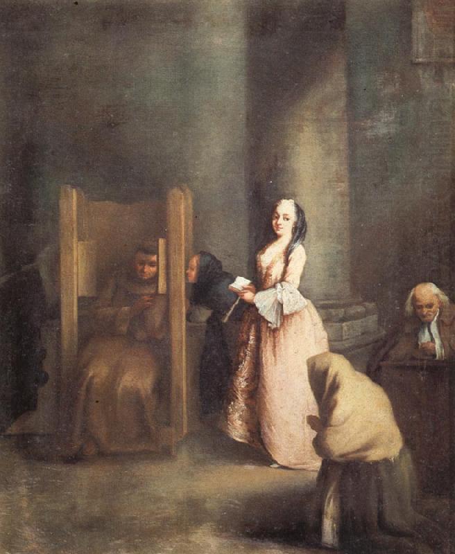 Pietro Longhi The Confession china oil painting image
